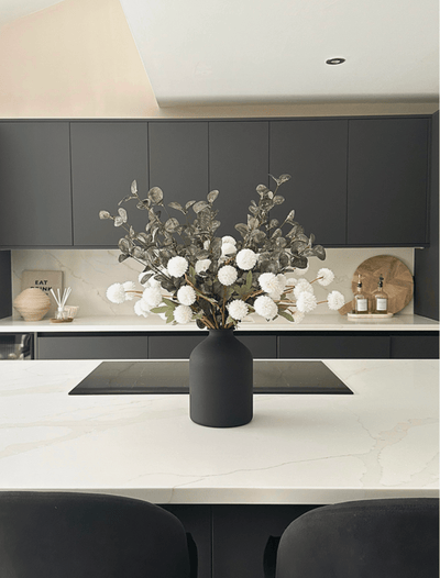 Faux Arrangement - White & Green