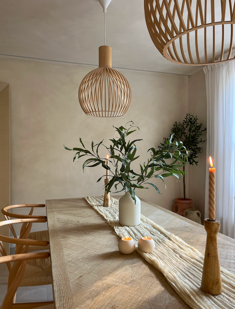 Faux Willow Eucalyptus - Green (5 Stems)