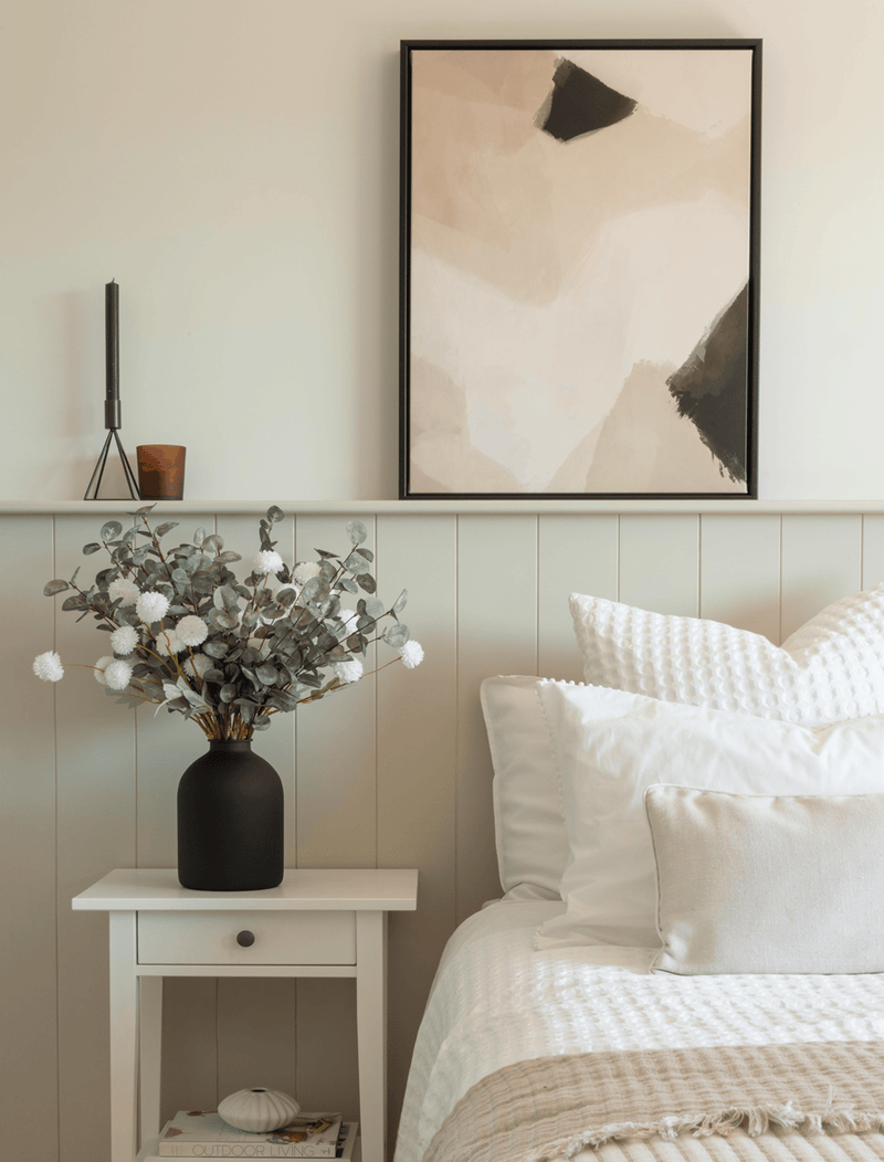 Faux Arrangement - White & Green