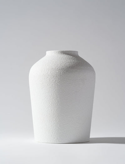 Ema Vase - Textured White