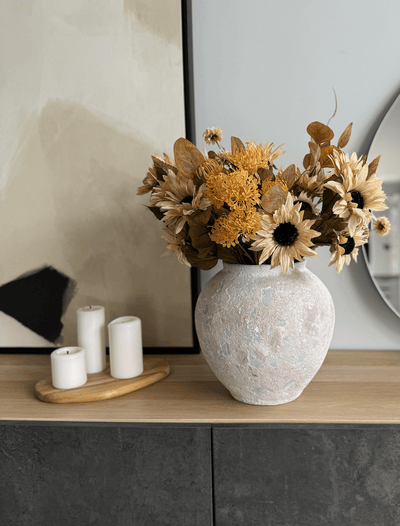 Faux Autumn Arrangement - Neutral