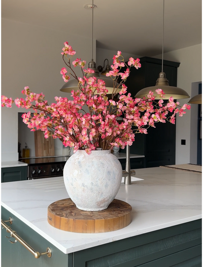 Faux Blossom - Fuchsia Pink (6 Stems)