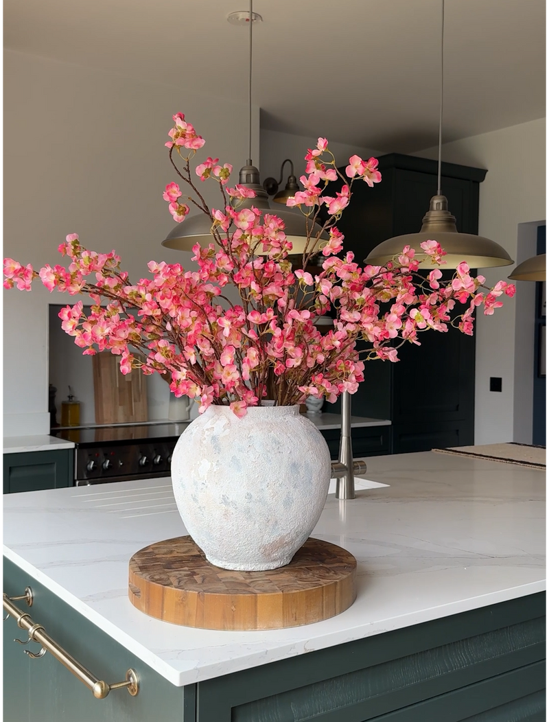 Faux Blossom - Fuchsia Pink (6 Stems)