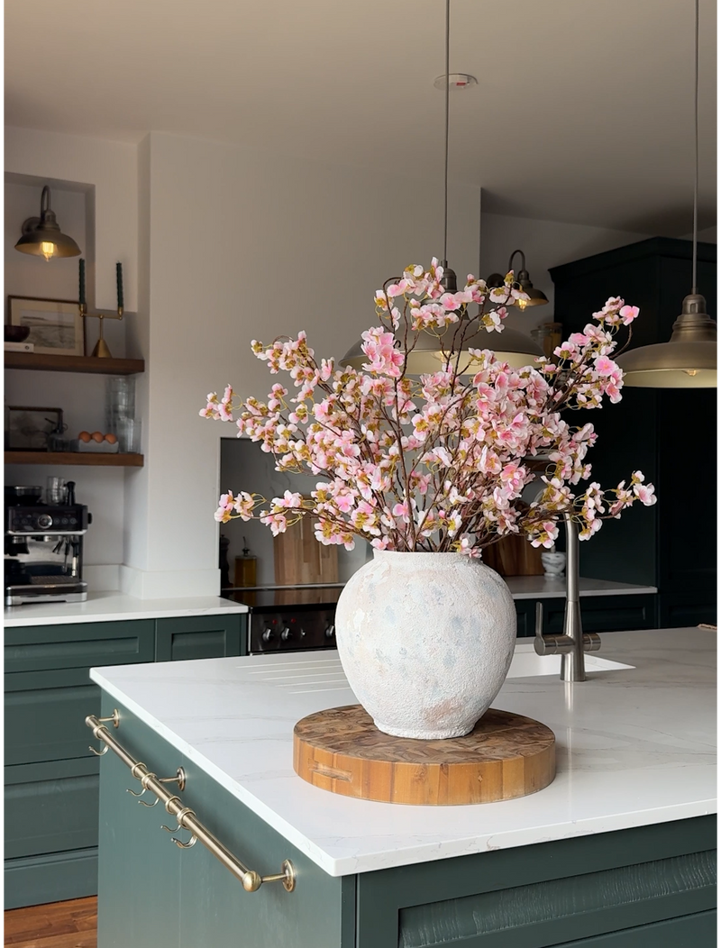 Faux Blossom - Soft Pink (6 Stems)