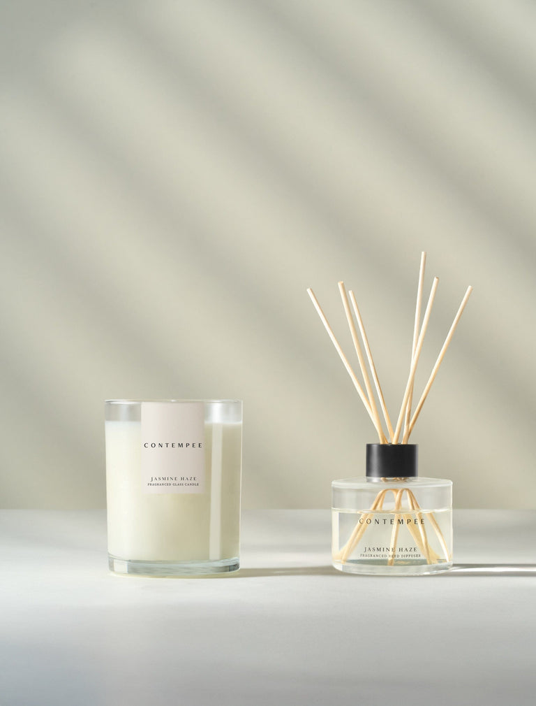 Scented Candle & Diffuser Bundle - Jasmine Haze