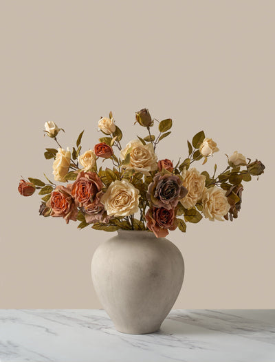 Faux Arrangement - Assorted Roses