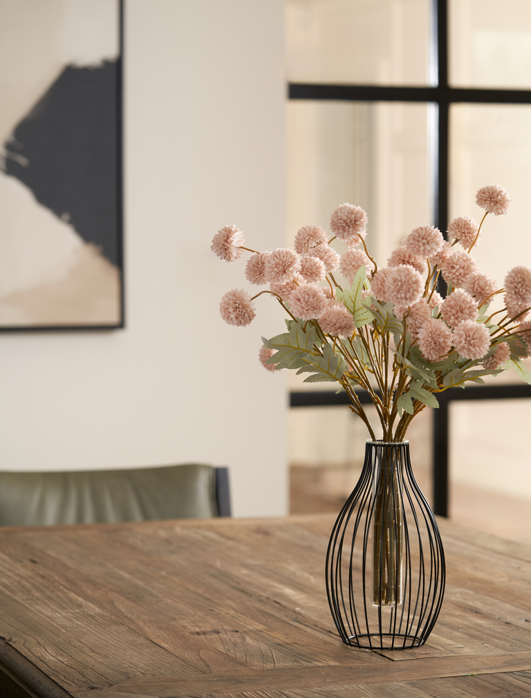 Faux Kiku Flower - Cream (10 Stems / 50 Heads)