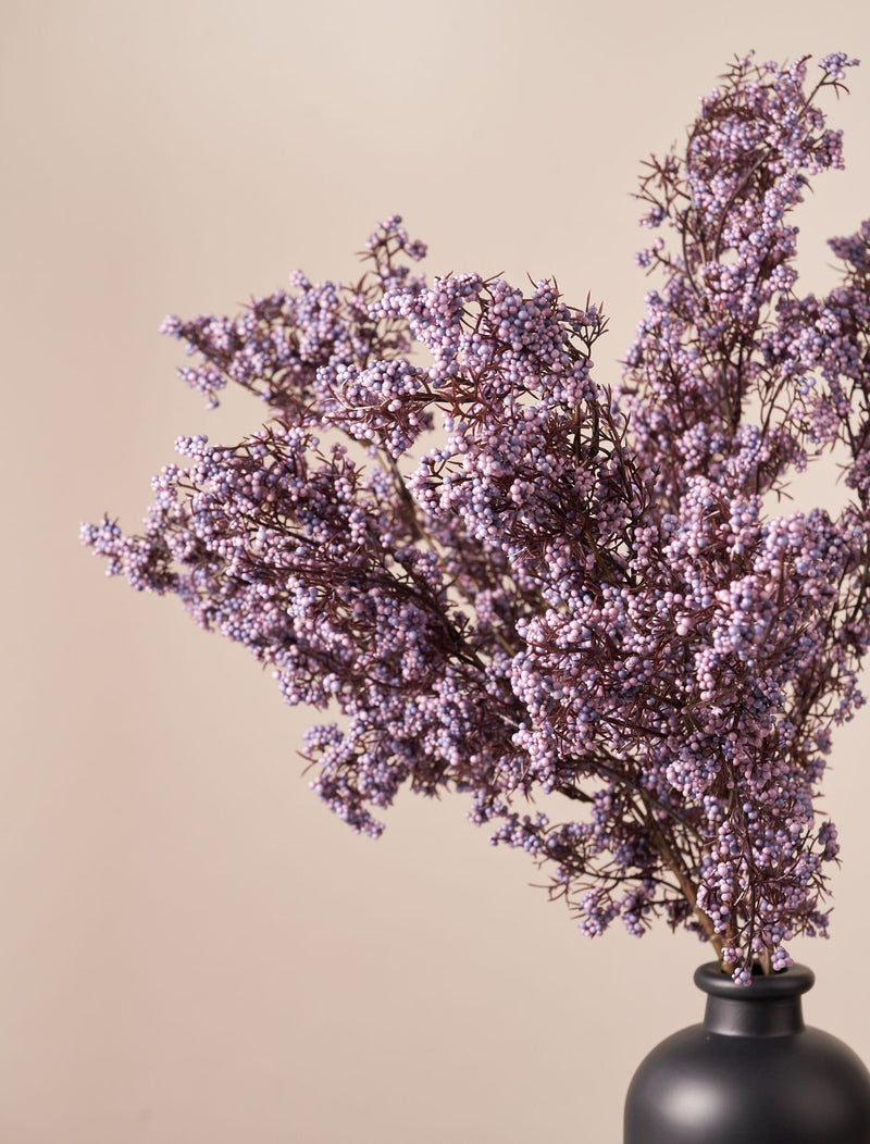 Faux Berry Spray - Magenta (3 Stems)