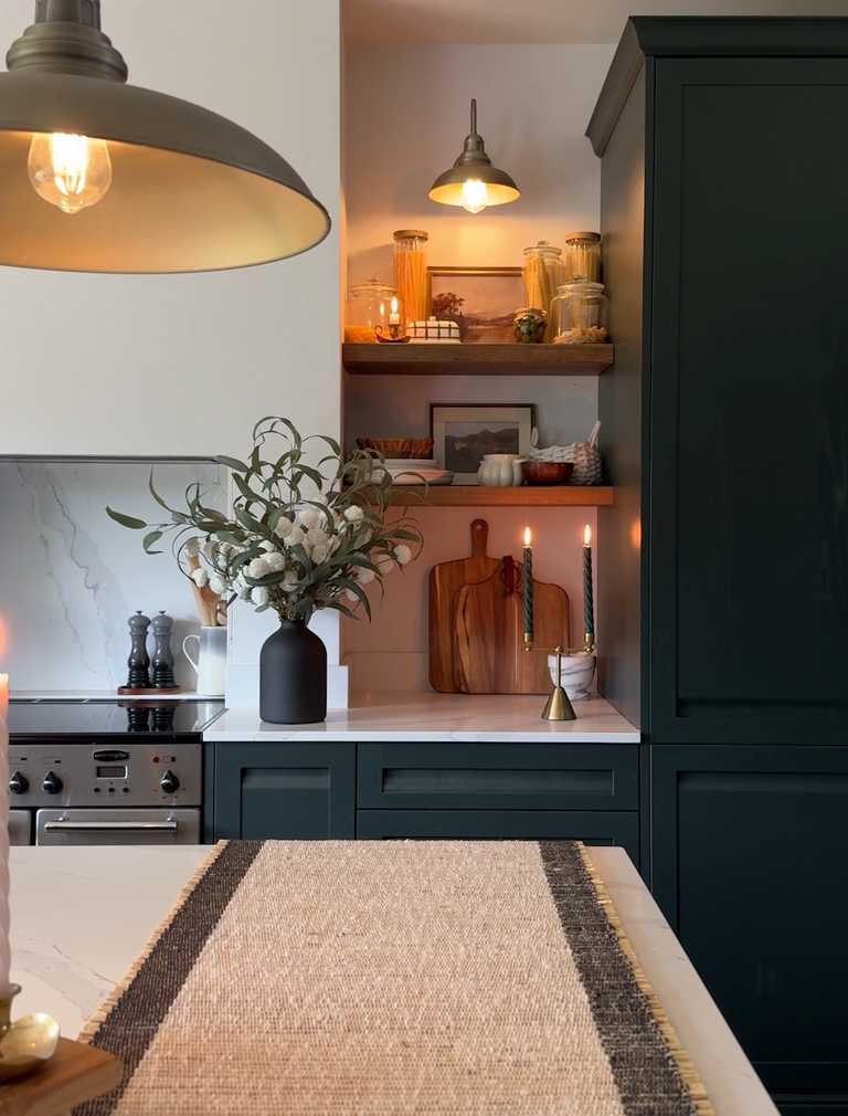 Faux Arrangement - Willow Eucalyptus & White Kiku