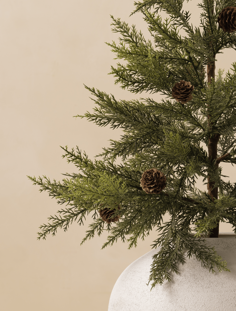 Tabletop Faux Pine Christmas Tree