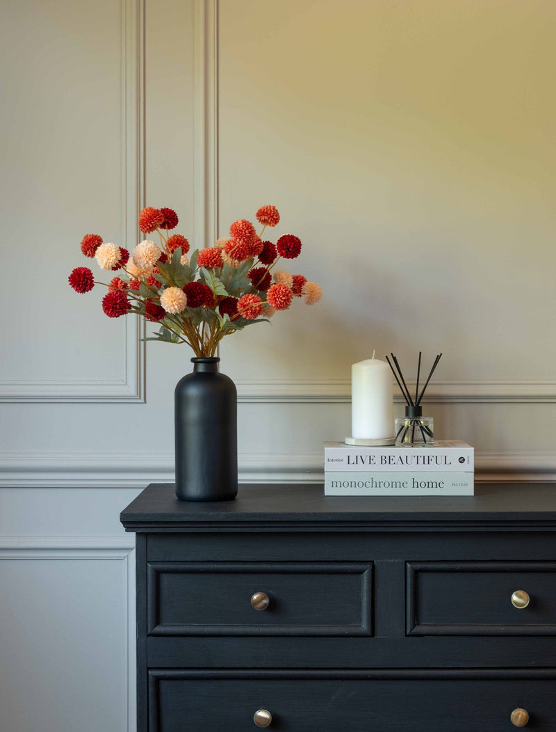 Faux Kiku Flower - Assorted Bouquet (10 Stems / 50 Heads)