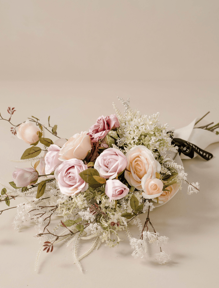 Faux Arrangement - Blush Rose