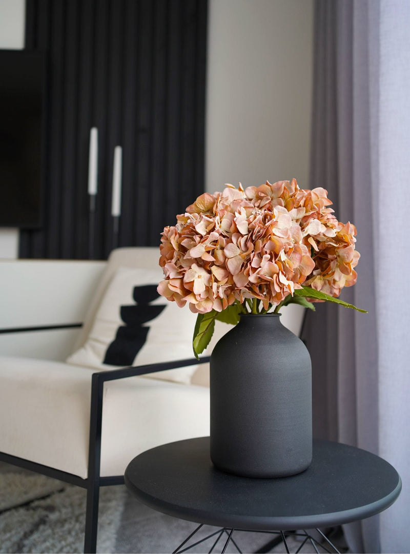 Faux Hydrangea Bouquet - Umber